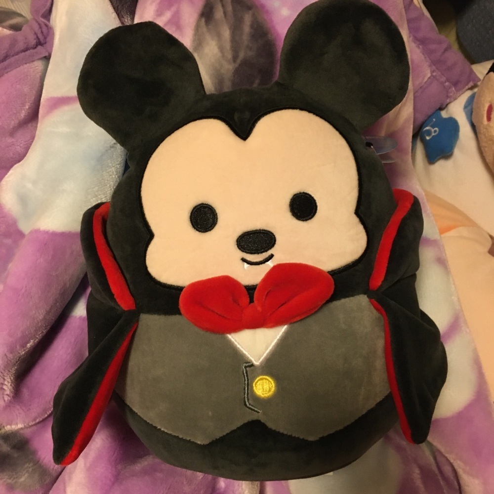 Mickey Mouse Halloween vampire Dracula 8 inch squishmallow